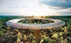 Apple Campus 2 Rendering vignette head