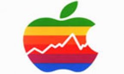 apple logo courbe argent benefice