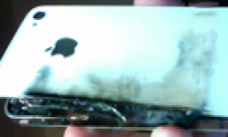 combusted iPhone 4 vignette head