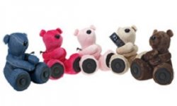 hi george ours en peluche haut parleur smartphone ios android