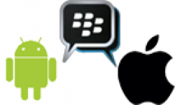 Vignette Icone Head Android Apple Blackberry Messenger Logo 30032011