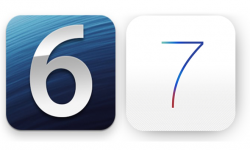 vignette ios6 vs ios7
