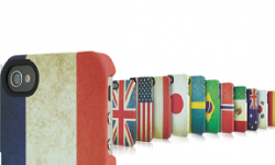 vintage coque de protection apple store iphone 4s drapeau des pays vignette