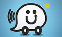waze logo vignette head