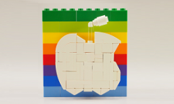 apple store 5th avenue réalisé entièrement en lego vignette 2