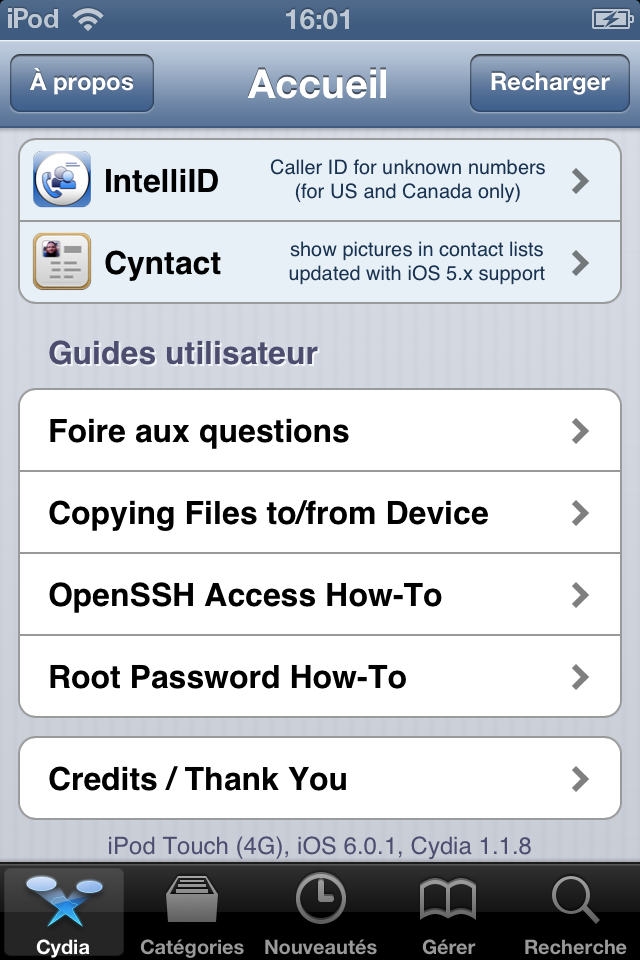 Cydia 1.1.8 6.0.1