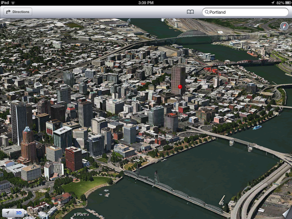 iOS 6 plans 3D image screenshot 005