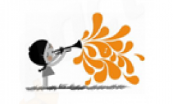 orange vignette head